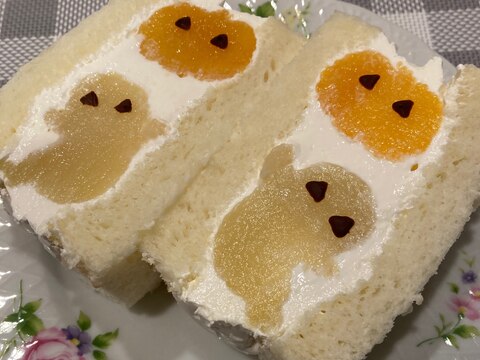 ハロウィンに作ろう☆フルーツサンド♪